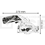 Пилы электрические сабельные, ленточные, Лобзики Bosch GKS 10,8 V-LI 06016A1001 Пила циркулярная аккумуляторная {диаметр диска 85мм, скорось вращения 1400 об/мин,напряжение аккум 10.8 В,емкость аккум 2А*ч,вес 1.2кг}, фото8