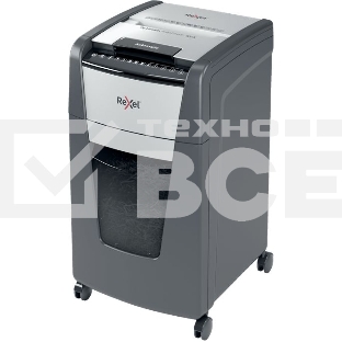 Шредер Rexel Optimum AutoFeed 300X черный с автоподачей (секр.P-4)/фрагменты/300лист./60лтр./скрепки/скобы/пл.карты
