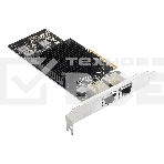 Сетевой адаптер ExeGate EXE-X550-T2 (PCI-E x8 v3.0, порты 2xRJ45 (медные), 10Gb/s (10/5/2.5/1Gb/s, 100Mb/s), Server NIC Intel Chipset X550), фото2