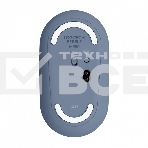 Мышь беспроводная Logitech Pebble M350 синий, 1000 dpi, радиоканал, Bluetooth, USB, кнопки - 3, фото 1