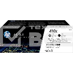 Картридж лазерный HP 410X черный двойная упаковка увеличенной емкости (CF410XD) для HP CLJ M477/M452/M377dw 2 х 6 500 стр., фото2