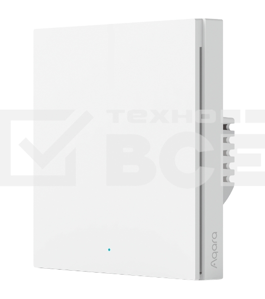Умный выключатель Aqara Smart wall switch H1 ( (with neutral, single rocker) WS-EUK03