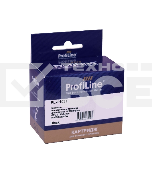 Струйный картридж PL-T1031 для принтеров Epson Stylus TX550/Stylus Office T40/T40W/TX600/TX600FW с чернилами Black 25,9 мл ProfiLine