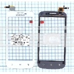 Сенсорное стекло (тачскрин) для Lenovo A760, белое, фото3