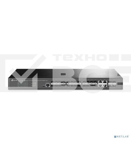 Коммутатор TP-Link JetStream 24-портовый управляемый SFP уровня 2+, 20 гигабитных SFP-портов и 4 гигабитных комбинированных порта SFP/RJ45
