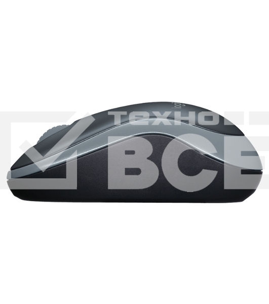 Мышь беспроводная Logitech M185 серый/черный, 1000 dpi, радиоканал, USB, кнопки - 3
