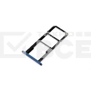 Лоток для SIM-карты Huawei Y5 2019 синий