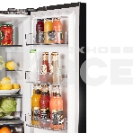 Холодильник Maunfeld MFF183NFSBE черная нержавеющая сталь трехкамерный инвертор 405л морозилка снизу, фото8