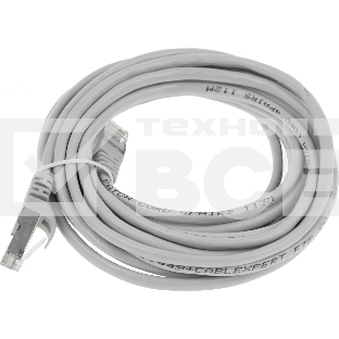 Патч-корд Premier PP22-5m 1000Гбит/с FTP 4 пары cat.5E CCA molded 5м серый RJ-45 (m)-RJ-45 (m)
