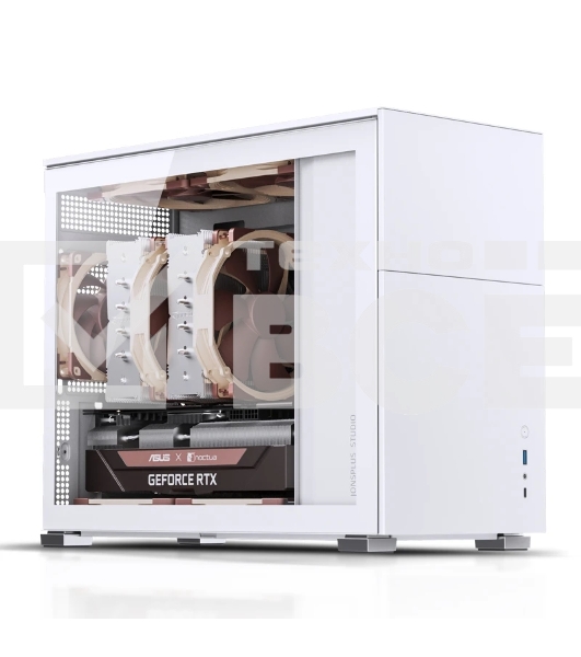 Корпус компьютерный Mini-Tower/ Case JONSBO D31 STD, Mini-Tower, TG, no fan, 1xUSB-A 3.2 + 1xUSB-C 3.2, mATX, mDTX, mITX White