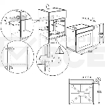 Встраиваемый духовой шкаф Electrolux EOD5F71X с паром, 60 см, каталитическая очистка, 72 л, 8 режимов, нержавеющая сталь,направляющие проволочные + телескопические (1 уровень), фото 1