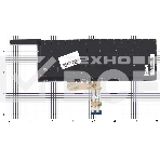 Клавиатура для ноутбука Asus Zenbook Pro Duo UX581 синяя, фото 1