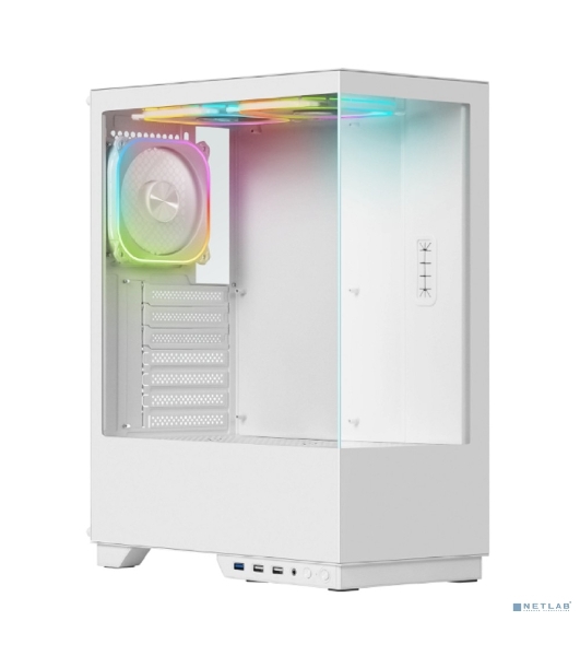 Компьютерный корпус Defender HyperHub белый,ATX,3fans,switch&M/BSync
