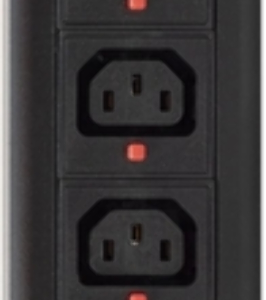 Блок распределения питания Powercom PDU-32AVMS24-18C3-6C9-3P верт.размещ. 18xC13 6xC19 с сетевым мониторингом 3x32A EN 60309 2м