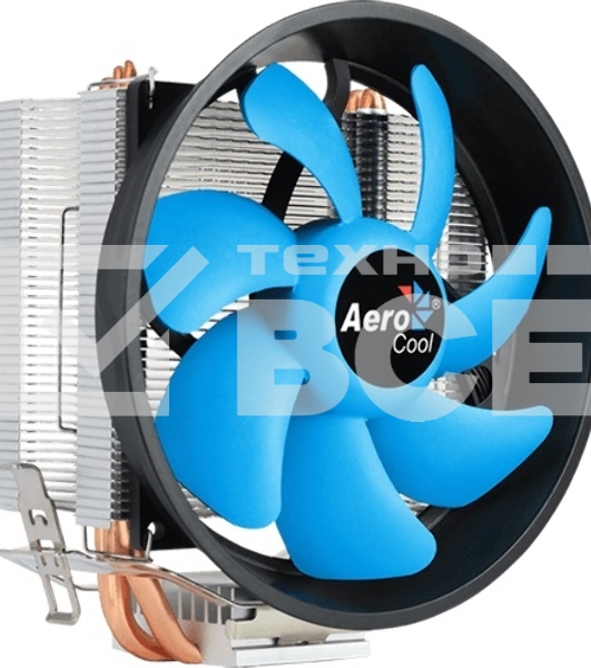 Кулер для процессора AeroCool / Formula Verkho 3 Plus серебристый, 120 мм, алюминий/медь, 2000 об/мин, 26.7 дБ, 4 pin, 125 Вт, 134 мм