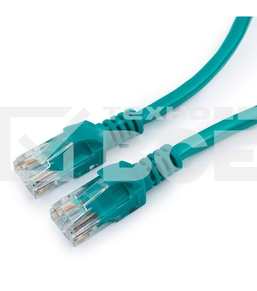 Патч-корд UTP Cablexpert кат.5e, 1м, литой, многожильный (зеленый)