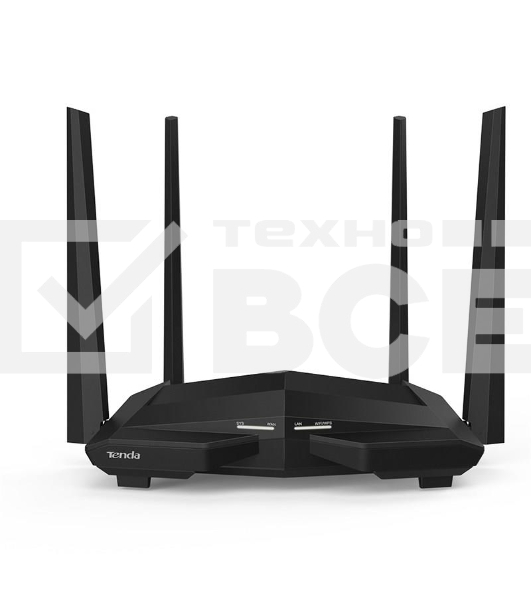 Двухдиапазонный AC1200 Гигабитный WiFi Маршрутизатор Tenda AC10U (AC 1200, LAN 3*10/100/1000, USB 2.0), 4 антенны 5dBi