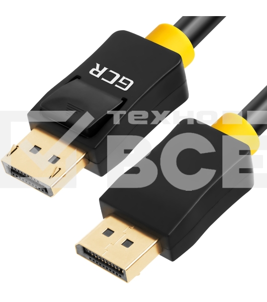 Кабель Greenconnect 2.0m DisplayPort v1.2, 20M/20M, черный, 28/28 AWG, GCR-DP2DP-2.0m