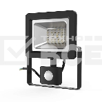 Прожектор светодиодный Gauss Elementary LED 30W 2100lm IP65 6500К с датчиком движения  628511330  Gauss, фото 1