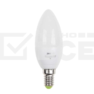 Лампа светодиодная PLED-ECO-C37 5Вт свеча 4000К белый E14 400лм 220-240В JazzWay 1036865A
