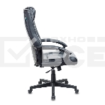 Кресло руководителя Бюрократ T-9906N/BLACK черный, кожа, фото3