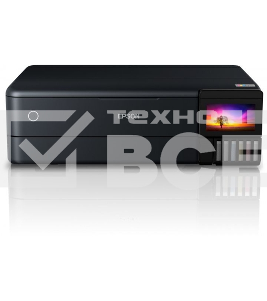 МФУ струйный Epson L8180 (C11CJ21403/C11CJ21402) A3 Duplex Net WiFi USB RJ-45 черный