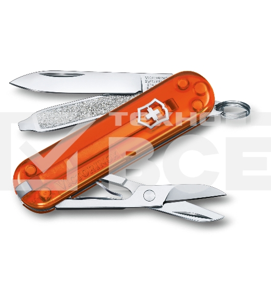 Нож перочинный Victorinox Classic Fire Opal (0.6223.T82G) 58мм 7функц. карт.коробка