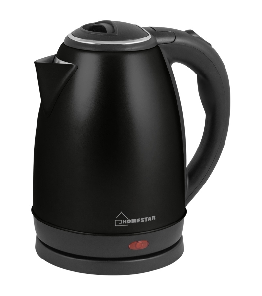 Чайник электрический Homestar HS-1010 (1,8 л) стальной черный