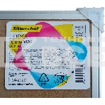 Доска офисная 654005-02 пробковая, 60х90см, 1 секция, 1 рабочая поверхность, алюминиевая рамка, карт, фото3