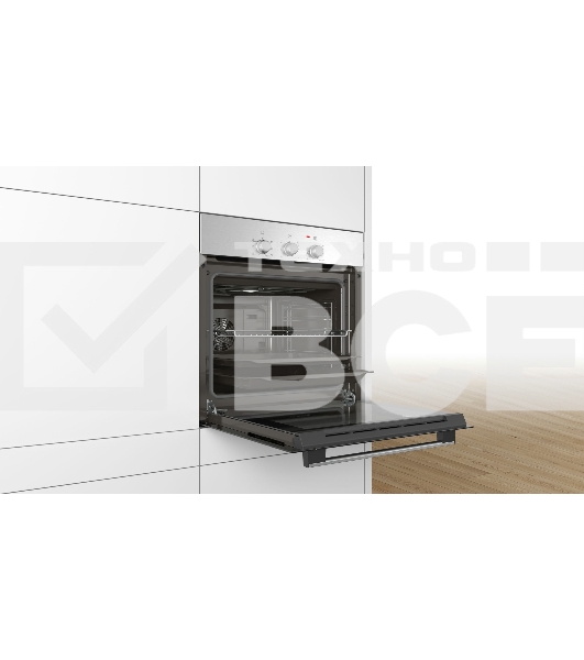 Встраиваемый электрический духовой шкаф Bosch HBF011BR0Q 60 x 60 cm Нержавеющая сталь, 66 литров