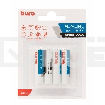 Батарея Buro Alkaline LR03 AAA (4шт) блистер, фото2