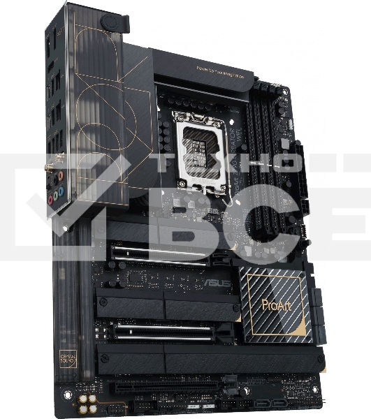 Материнская плата ASUS ProArt Z790-Creator WiFi, LGA 1700, Intel Z790, 4xDDR5, 8xSATA, 4xM.2, 1xPCIe 4.0 x4, 1xPCIe 5.0 x8, 1xPCIe 5.0 x16, 2xUSB-C Thunderbolt 4, 1xHDMI, 2xUSB-C, 2x 10Gb LAN, 6xUSB-A 3.2 Gen 2, 5x3.5 мм, 7.1, ATX