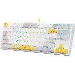 Клавиатура A4Tech Bloody S87 Energy (S87 USB ENERGY WHITE) проводная USB белый/жёлтый, фото12