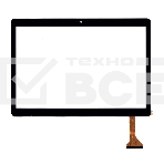 Сенсорное стекло (тачскрин) WJ1825-FPC-V1.0, черное, фото2