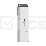Флеш диск Netac U185, 64Gb, USB2.0, NT03U185N-064G-20WH, с колпачком, пластиковая белая, фото13