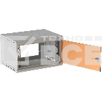 Шкаф коммутационный Suprlan (05-1060) настенный 6U 600x350мм пер.дв.стекл направл.под закл.гайки 70кг RAL 7035 285мм 13.3кг 360мм, фото4