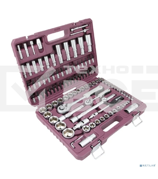 Набор инструмента универсальный Thorvik TS108 1/4', 1/2'DR, 108 предметов