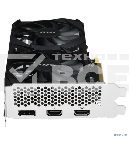 Видеокарта MSI RTX3050 VENTUS 2X E 6G OC NVIDIA RTX 3050 6Gb,  GDDR6, PCI-E 4.0, HDMIx2  DPx1 HDCP