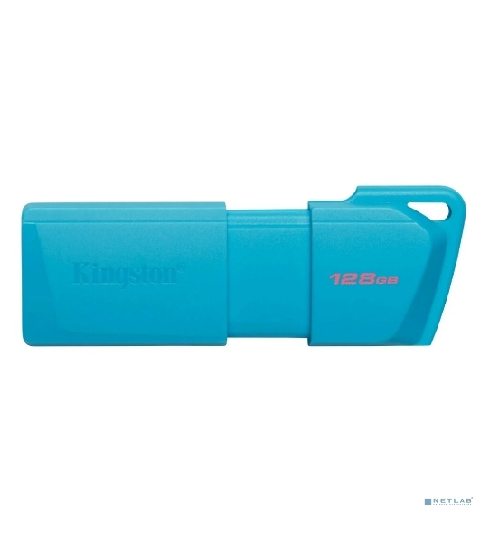 Флешка USB Kingston USB 128 Gb USB 3.2 DT Exodia M DTXM - NEON (AQUA BLUE)