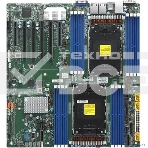 Материнская плата Supermicro MBD-X13DEI-T-B, 2xLGA4677, Intel C741, 16xDDR5, 8xSATA, 2xM.2, 4xPCIe 5.0 x16, 2xPCIe 5.0 x8, 1xVGA, 2x10Gb LAN, 1x1Gb LAN, 1xUSB 2.0, 4xUSB 3.2 Gen 1, E-ATX, фото 1