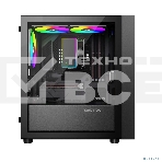 Компьютерный корпус XASTRA A305M 3ARGb Black mATX/Mesh/tempered glass/2x140мм + 1x120мм ARGb PWM fans/Door/ A305M-2FC14A-1FC12A-D, фото5