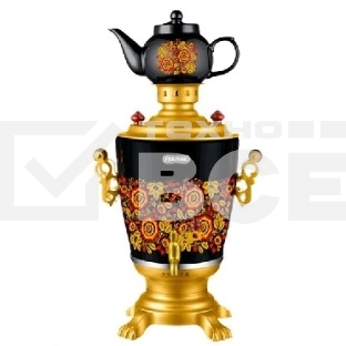 Чайник ЭЛИС ЭЛ-4022 электросамовар(Мощность 2200Вт, емкость, 4.0л, корпус из нерж. стали, съемный шнур, полированное покрытие корпуса, функция поддержания температурного режима, индикатор работы, дисковый нагреват. элемент, керамический заварной чайник 1.