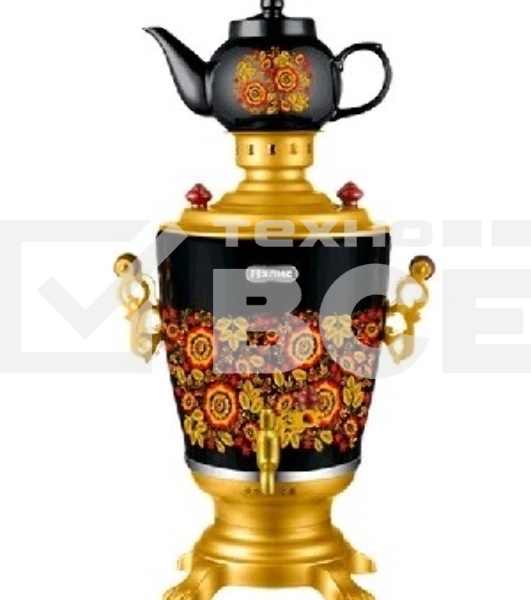 Чайник ЭЛИС ЭЛ-4022 электросамовар(Мощность 2200Вт, емкость, 4.0л, корпус из нерж. стали, съемный шнур, полированное покрытие корпуса, функция поддержания температурного режима, индикатор работы, дисковый нагреват. элемент, керамический заварной чайник 1.