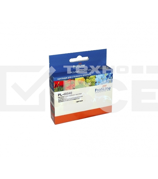 Картридж струйный PL-48540 для принтеров Epson StylusPhoto R200/R220/R300/R300M/R320/R325/R340/RX500/RX600/RX620 Light Cyan водн ProfiLine