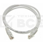 Патч-корд Lanmaster UTP TWT-45-45-2.0/6-GY вилка RJ-45-вилка RJ-45 кат.6 2м серый ПВХ, фото2