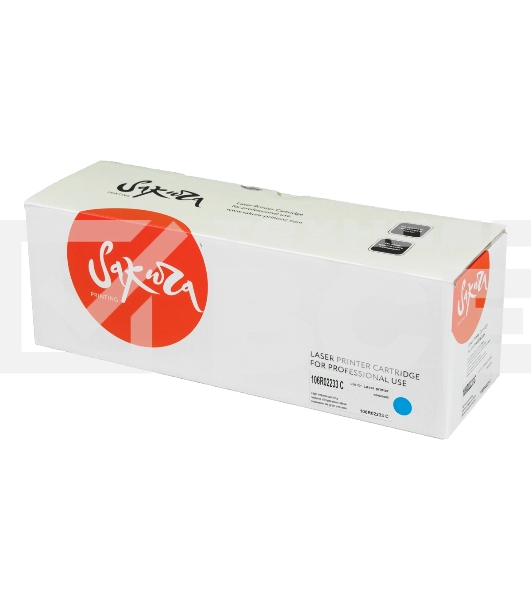Картридж Sakura 106R02233 для Xerox Phaser 6600/WC 6605,синий, 6000 к.