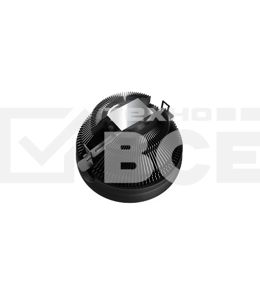 Кулер PCCooler E126MB черный 120мм алюминий 1800rpm 26.5db 4-pin 92W 70мм