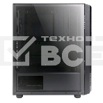 Компьютерный корпус ZALMAN S4, ATX, BLACK, WINDOW, 1x5.25