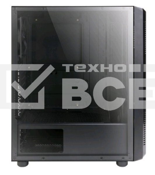 Компьютерный корпус ZALMAN S4, ATX, BLACK, WINDOW, 1x5.25