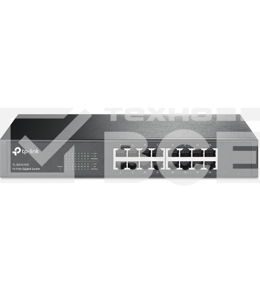Коммутатор TP-Link SMB TL-SG1016D неуправляемый настольный/19U 16x10/100/1000BASE-T